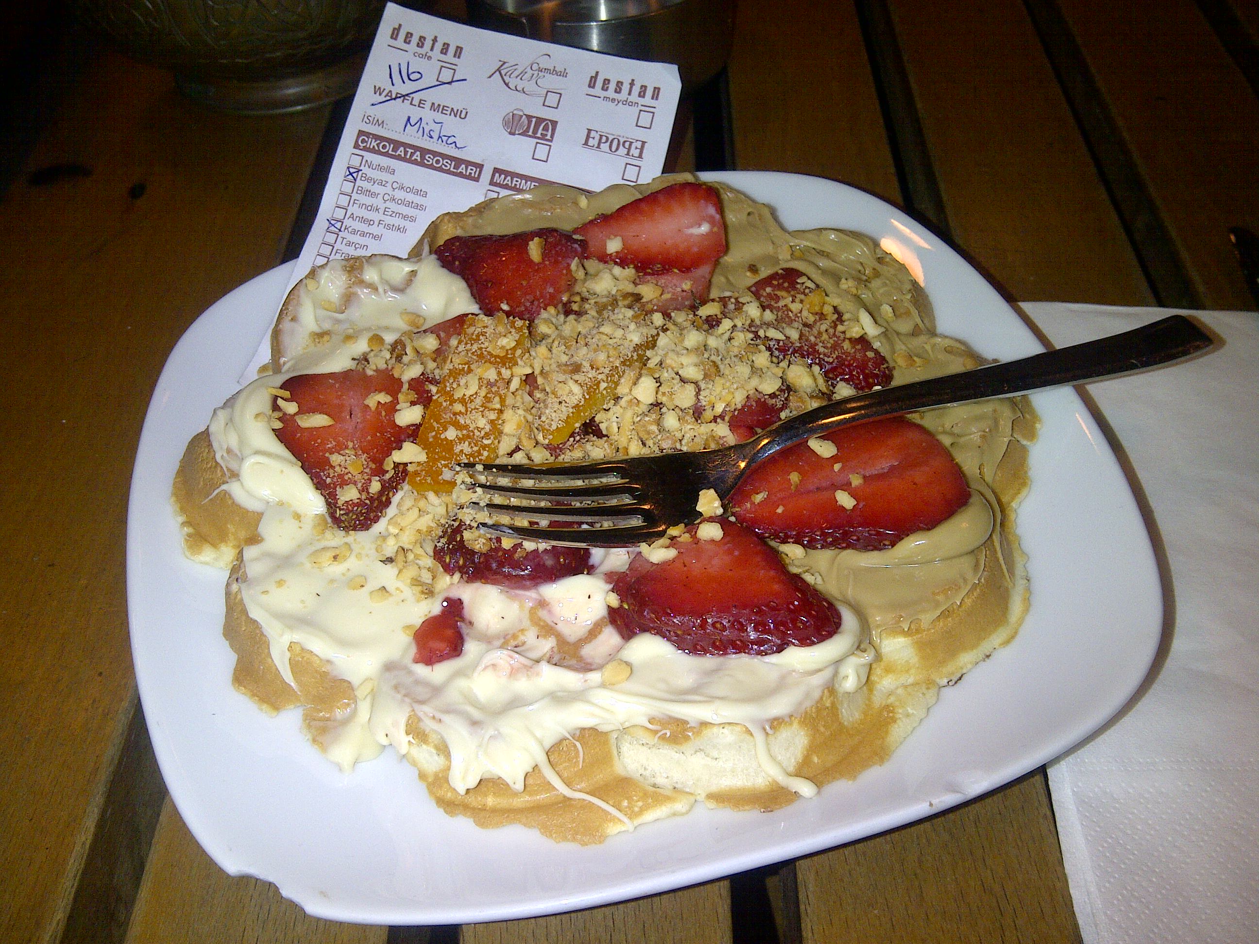 Waffle podľa vlastného výberu, stačí len krížik