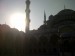 Modrá mešita v západe slnka